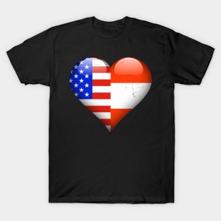 Half American Half Austrian - Gift for Austria From Austrian T-Shirt